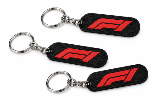 Llavero Fórmula 1 negro y rojo con el logo de la F1 calidad 1:1, foto 1