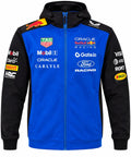 Chaqueta Red Bull azul y negra con capota calidad 1:1, foto 1