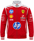 Chaqueta Ferrari roja cuello blanco calidad 1:1, foto 1