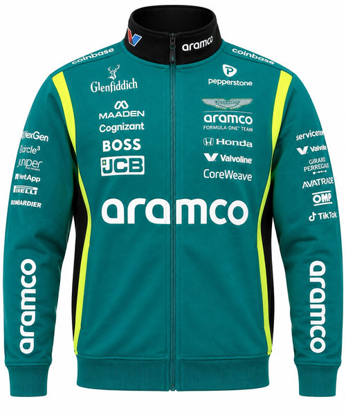 Chaqueta Aston Martin verde con aramco calidad 1:1, foto 1