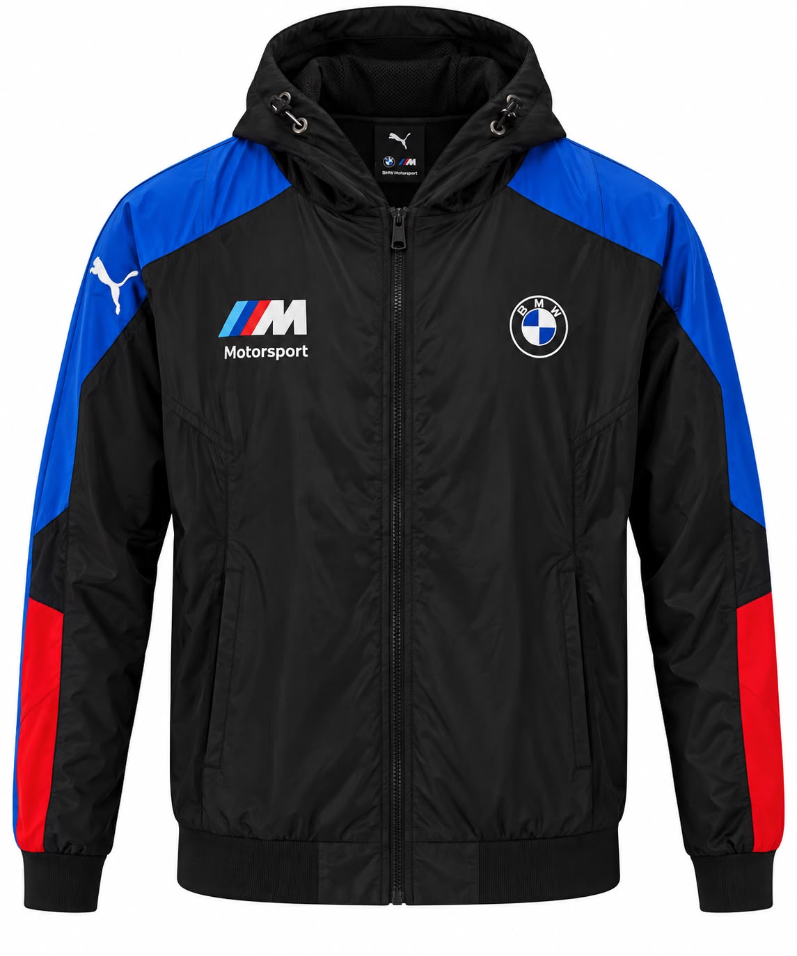 Chaqueta BMW negra con M Motorsport con capota calidad 1:1, foto 1