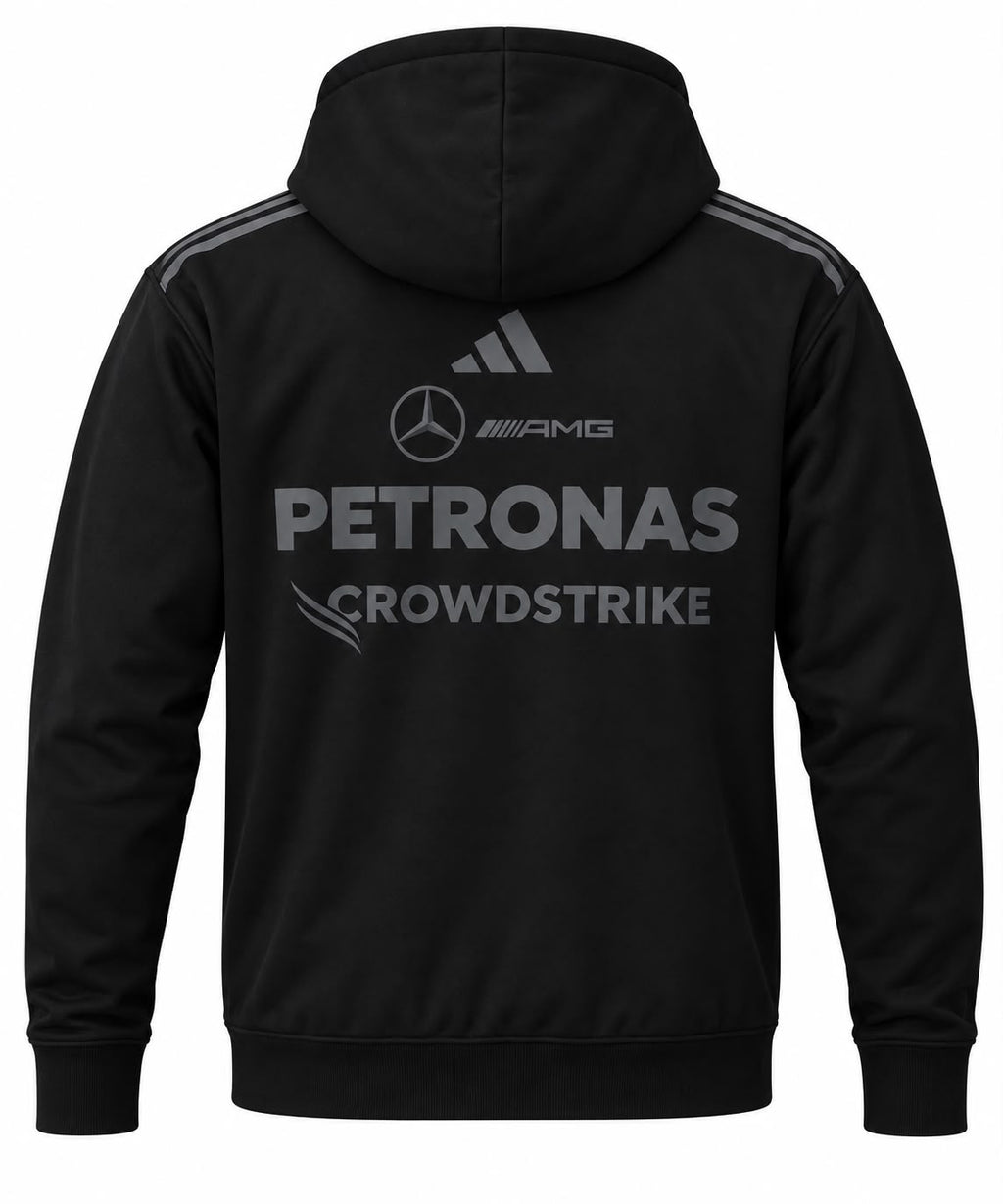 Chaqueta Mercedes negra con capota calidad 1:1, foto 2