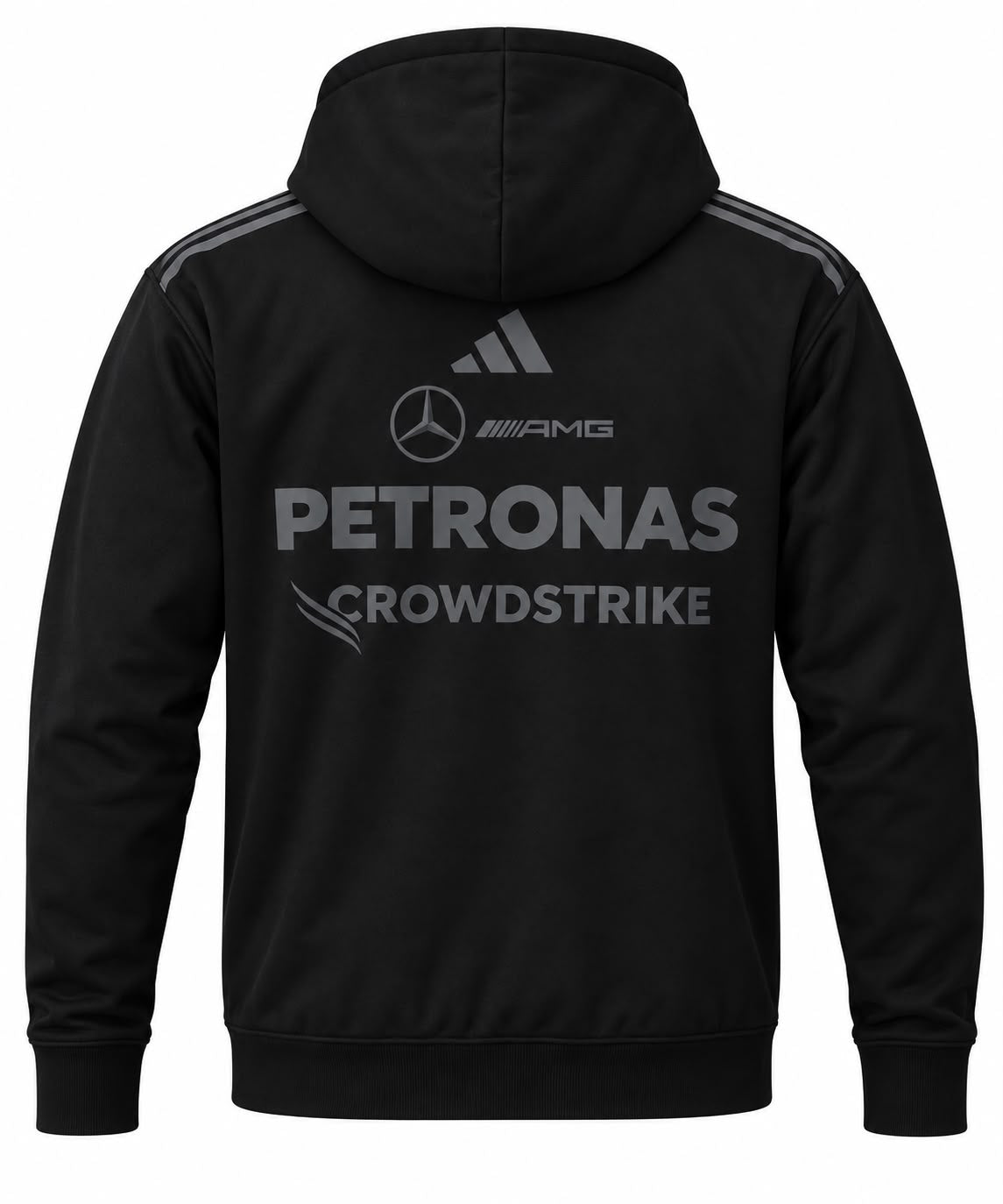 Chaqueta Mercedes negra con capota calidad 1:1, foto 2