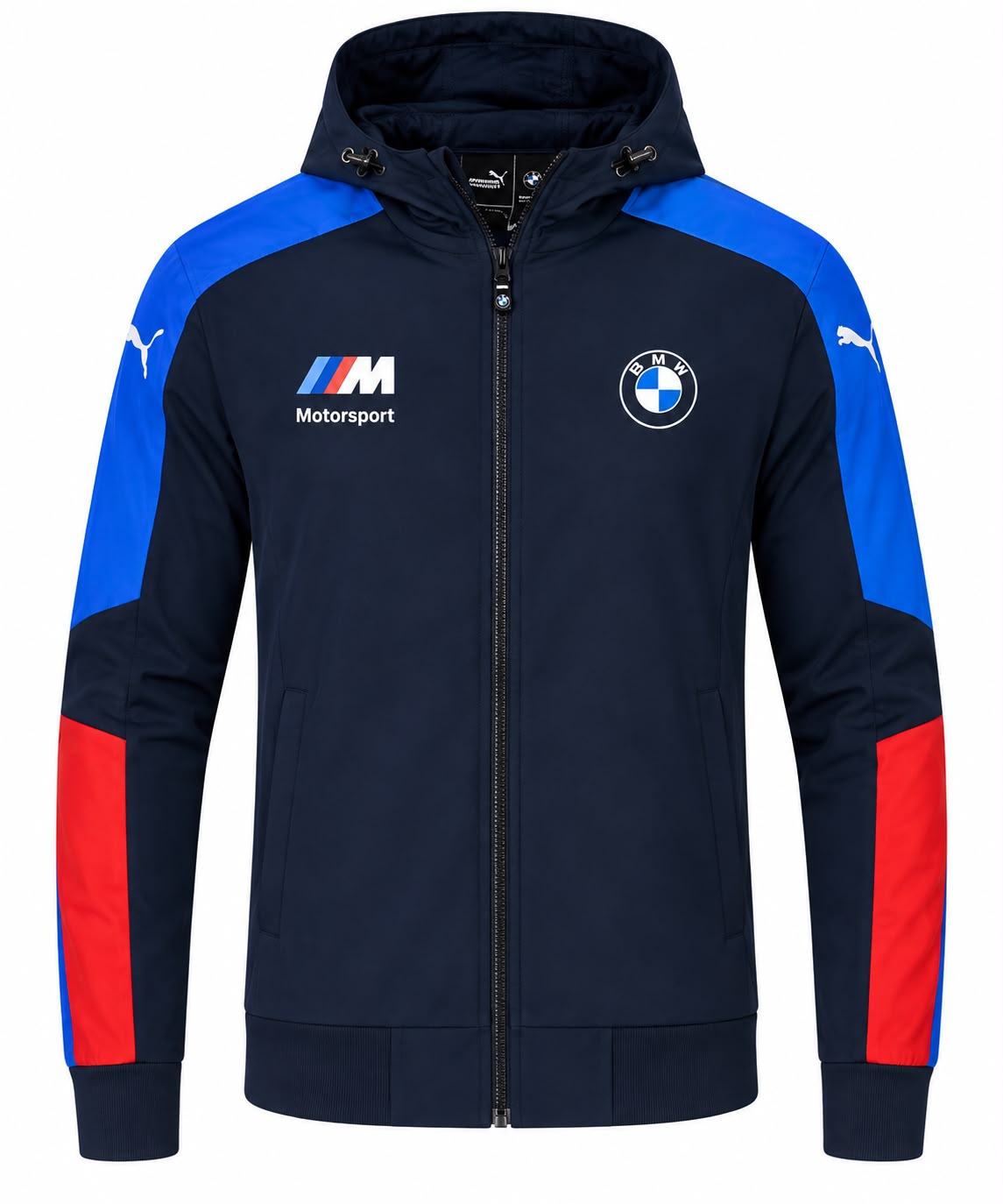 Chaqueta BMW azul oscura con M Motorsport con capota calidad 1:1, foto 1