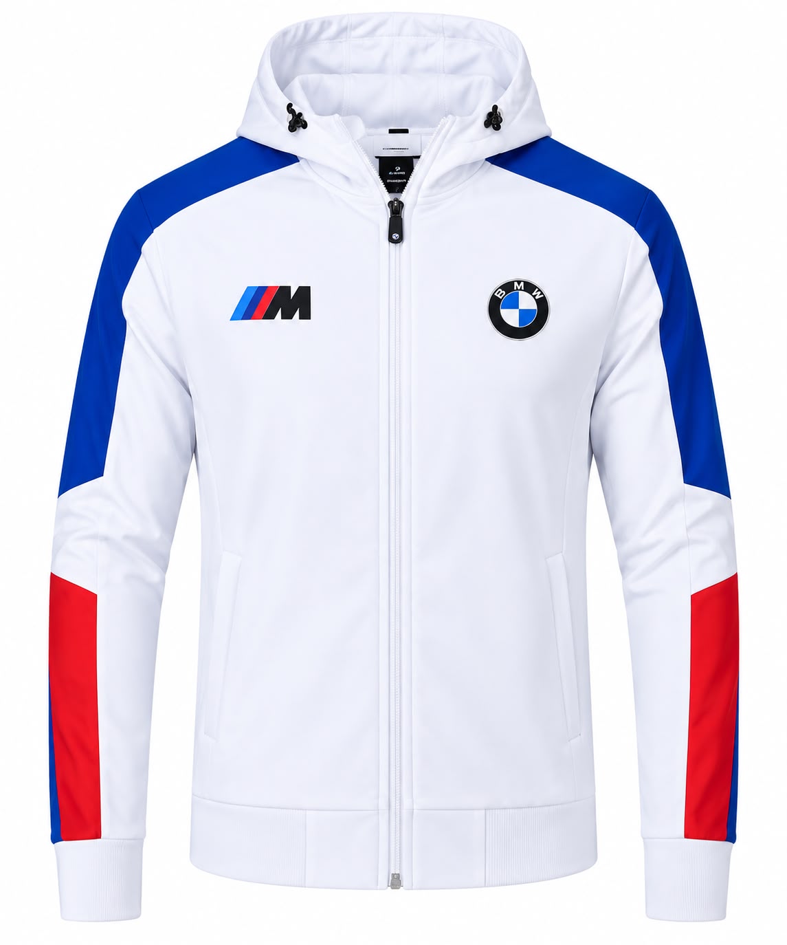Chaqueta BMW blanca con M Motorsport con capota calidad 1:1, foto 1