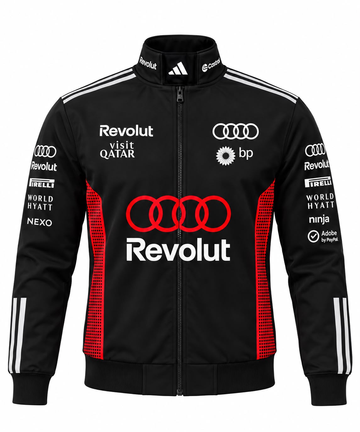 Chaqueta Audi negra y roja con Revolut calidad 1:1, foto 1
