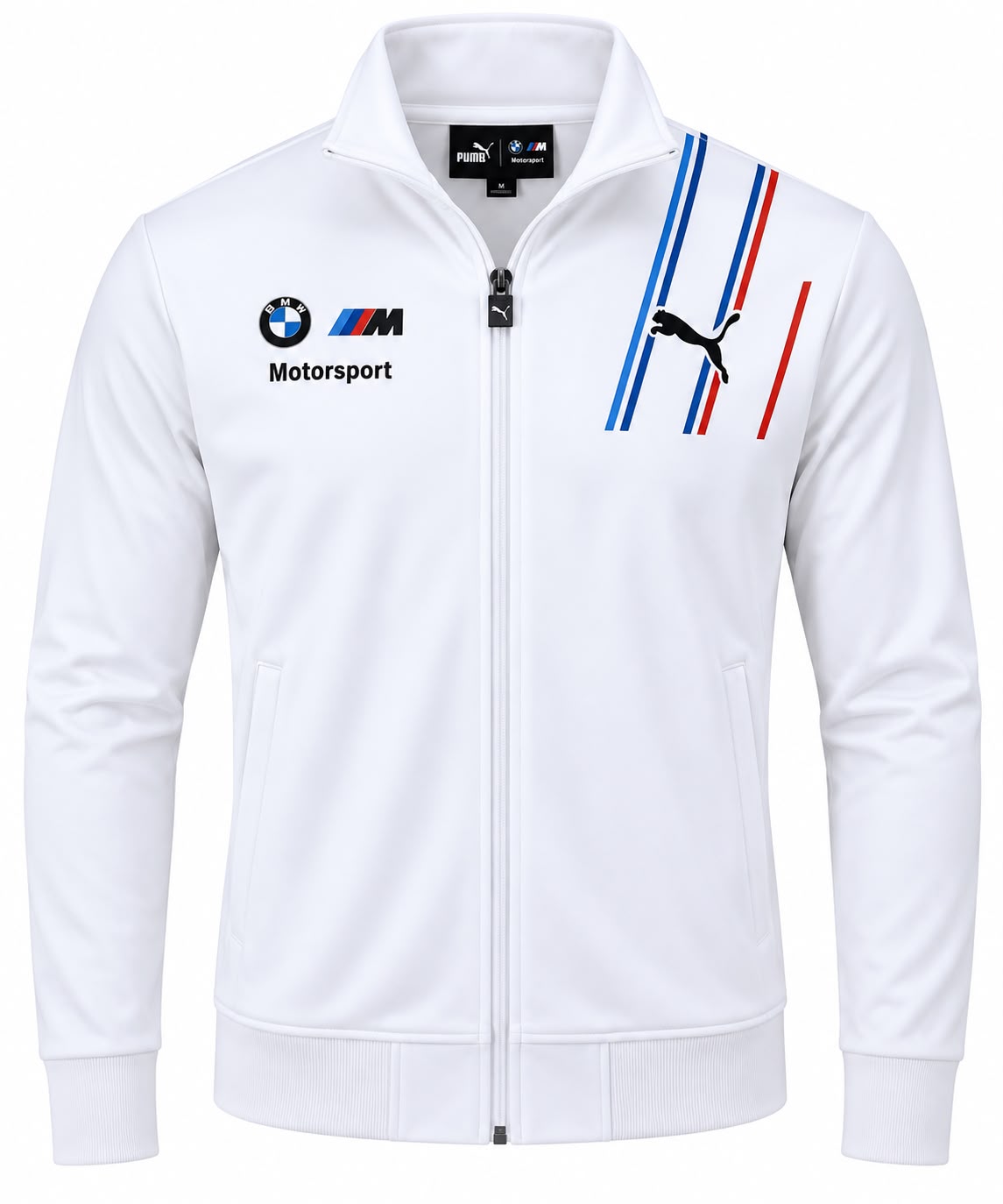 Chaqueta BMW blanca con M Motorsport lisa calidad 1:1, foto 1