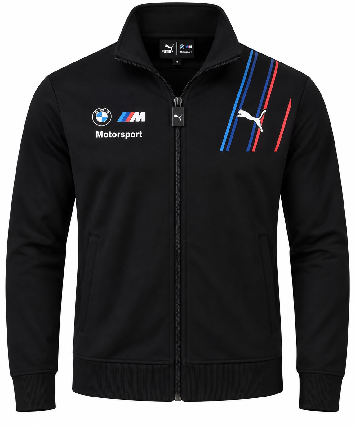 Chaqueta BMW negra con M Motorsport lisa calidad 1:1, foto 1