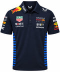Polo Red Bull azul oscuro con rayas en los costados calidad 1:1, foto 1