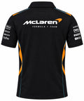 Polo McLaren negro y naranja con papaya en los costados calidad 1:1, foto 1