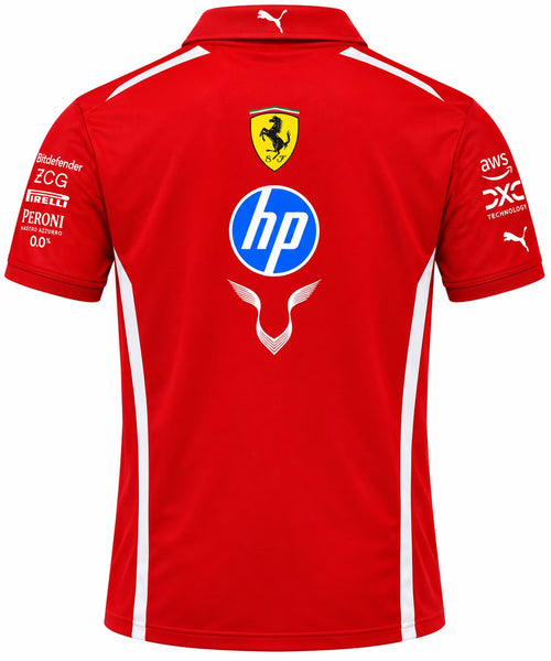 Polo Ferrari rojo con hp al pecho calidad 1:1, foto 1