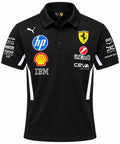 Polo Ferrari negro con hp y Shell calidad 1:1, foto 1
