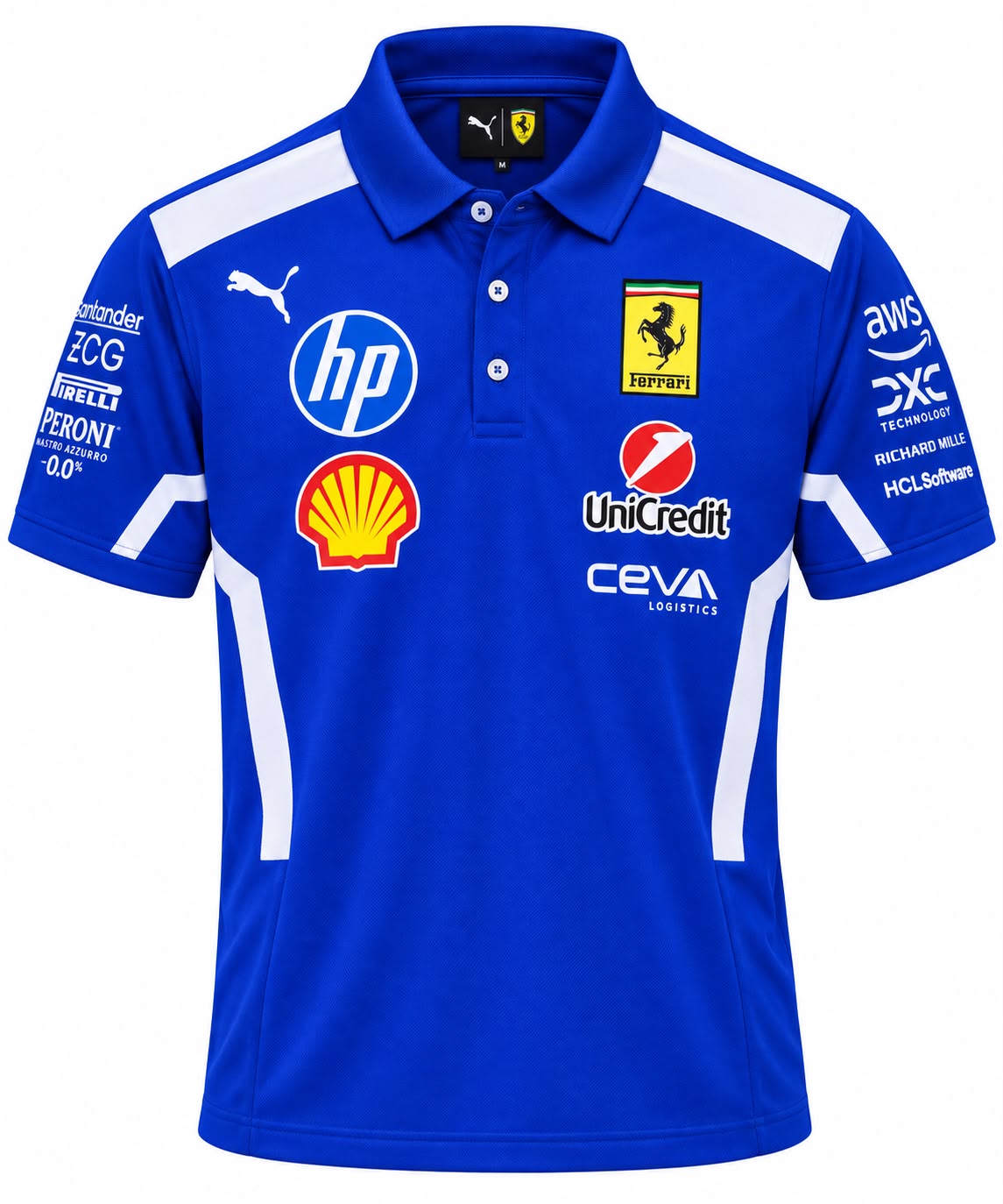 Polo Ferrari azul con hp calidad 1:1, foto 1