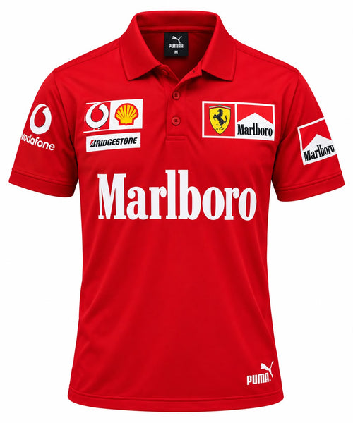 Polo Ferrari rojo con Marlboro calidad 1:1, foto 1