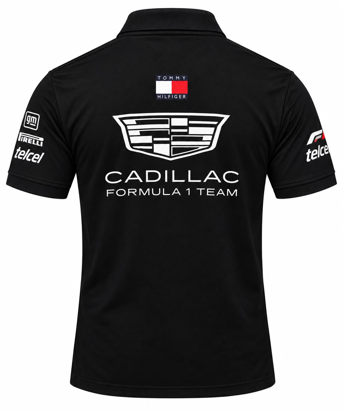 Polo Cadillac negro con Tommy Hilfiger calidad 1:1, foto 1
