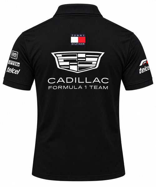 Polo Cadillac negro con Tommy Hilfiger calidad 1:1, foto 1