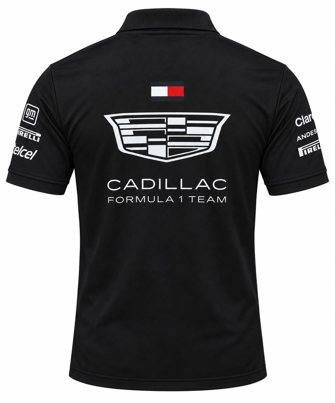 Polo Cadillac negro con Tommy Hilfiger calidad 1:1, foto 2