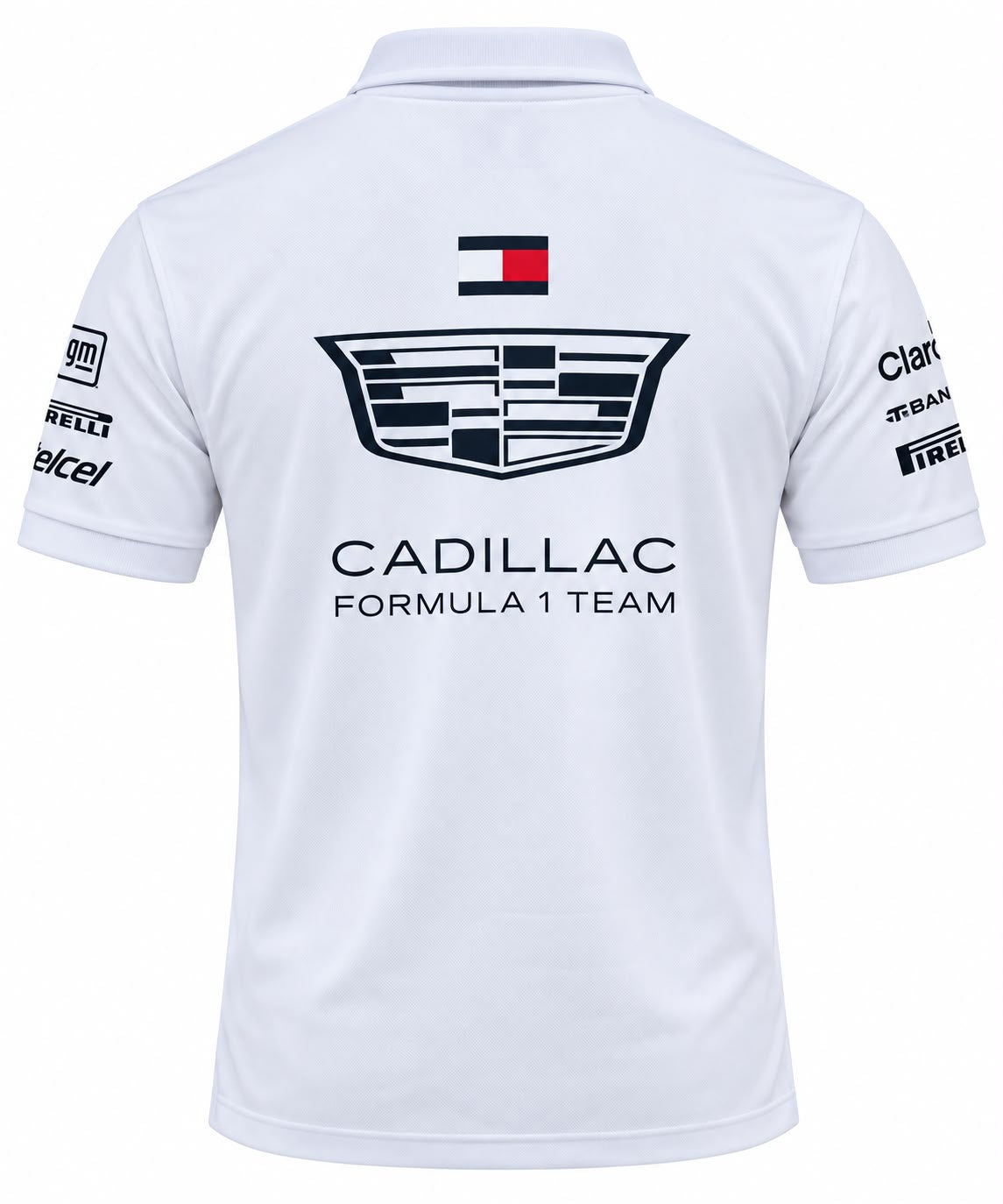 Polo Cadillac blanco con Fórmula 1 calidad 1:1, foto 2