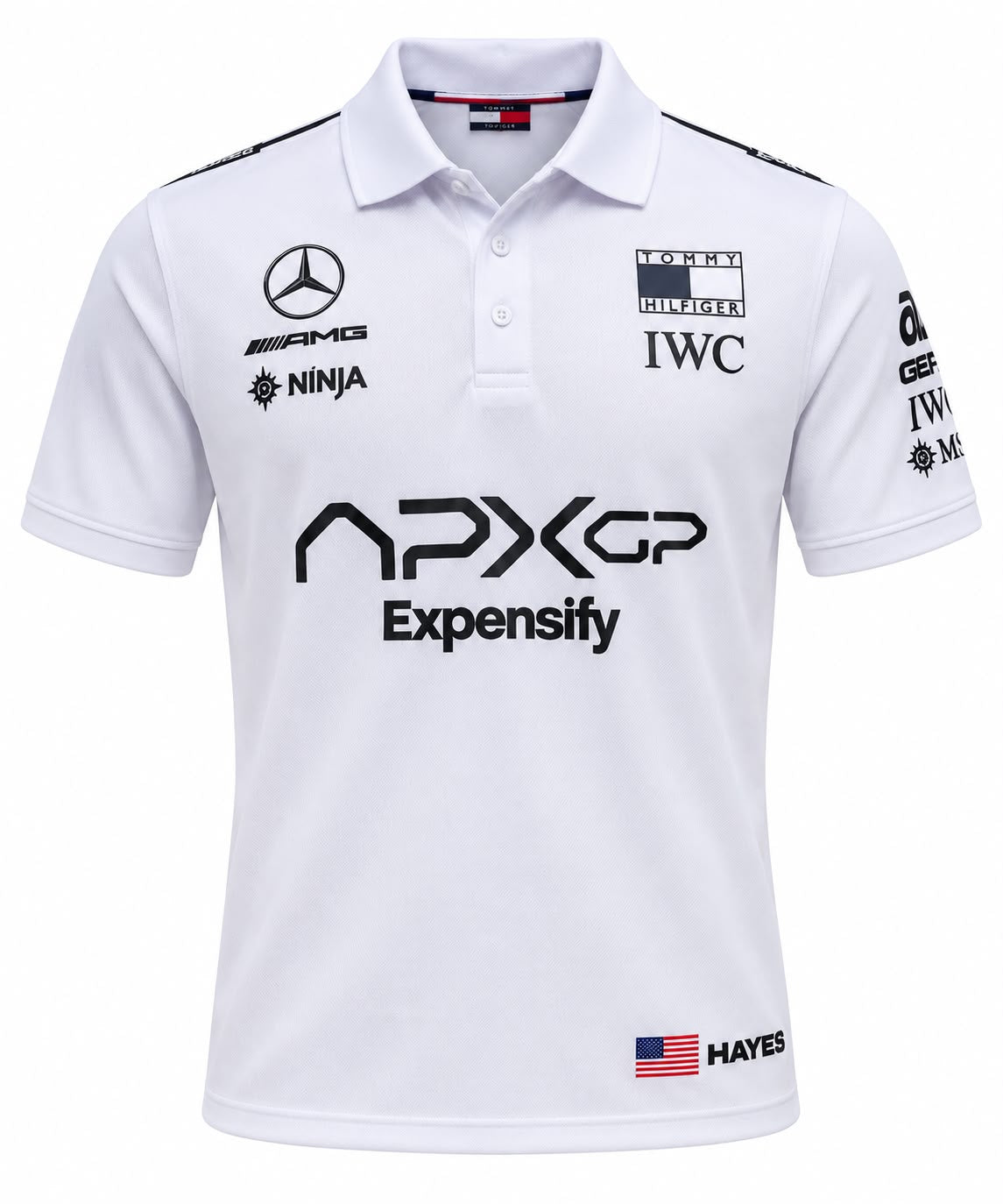 Polo APXGP blanco con el de la película calidad 1:1, foto 1
