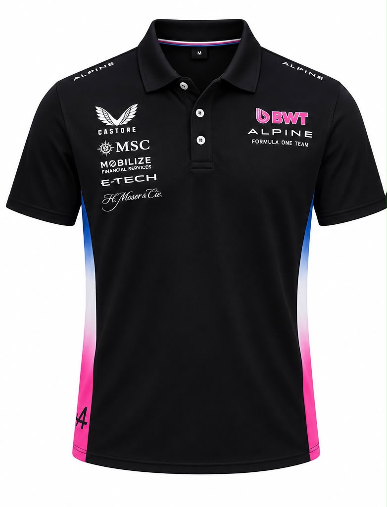 Polo Alpine negro con BWT calidad 1:1, foto 1