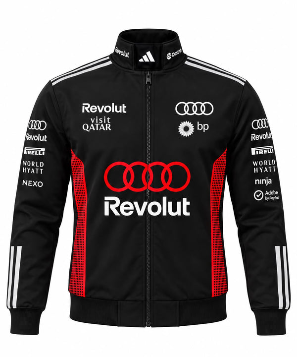 Chaqueta Audi negra y roja con Revolut, foto 1